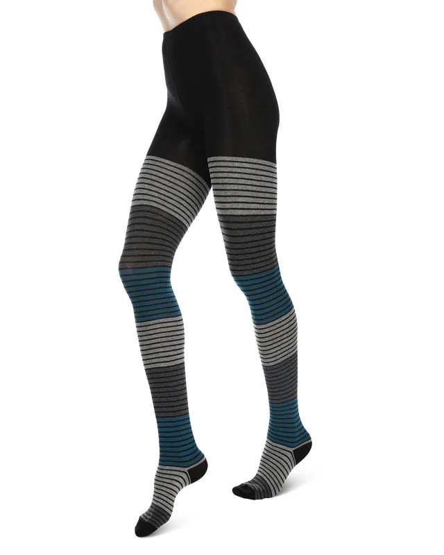 Gradient Stripes Sweater Tights sold by MeMoi