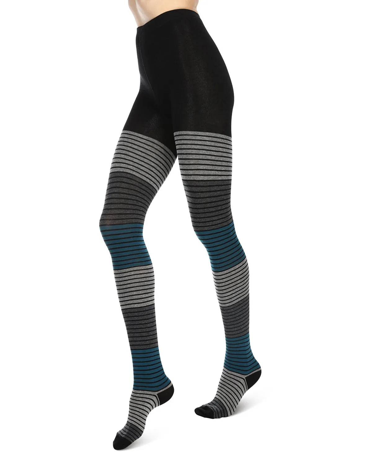 Gradient Stripes Sweater Tights sold by MeMoi
