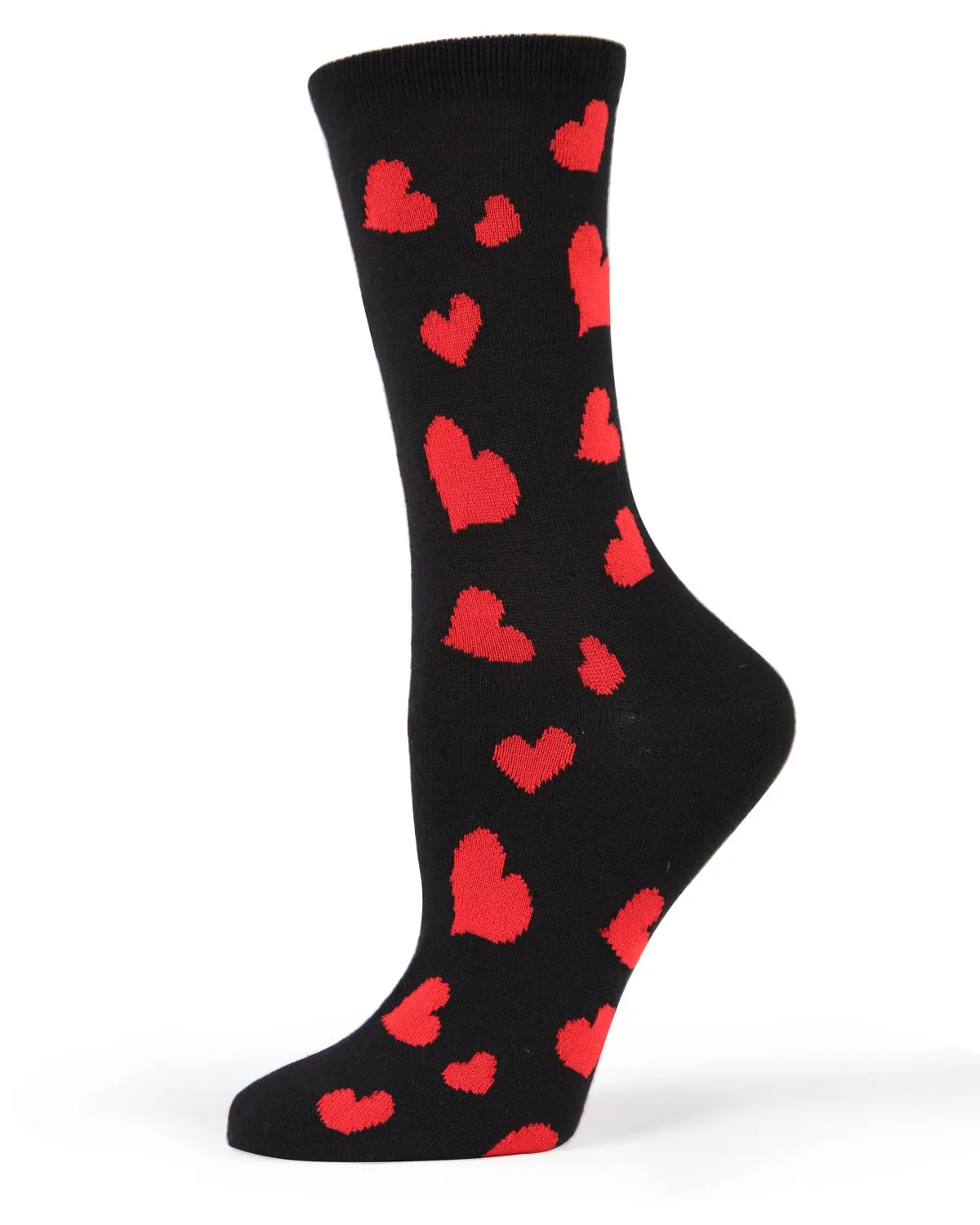 Hearts Aflutter Bamboo Blend Crew Socks sold by MeMoi