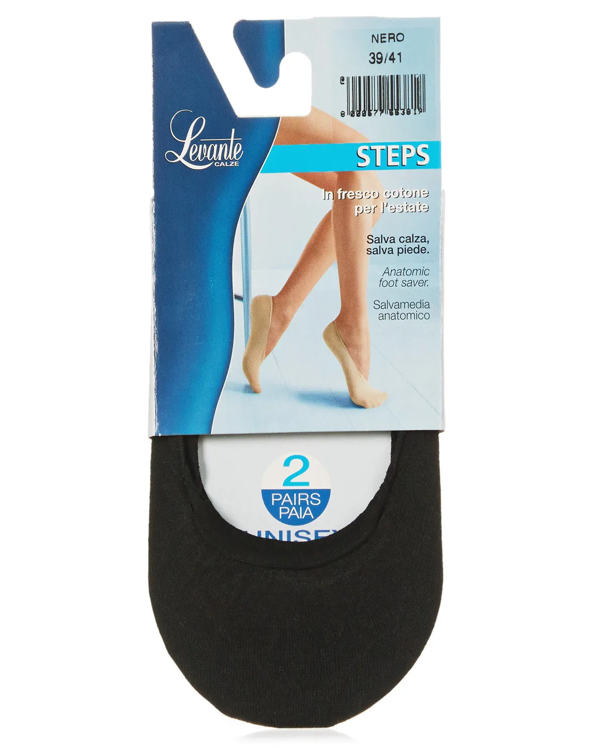 Levante Steps No-Show Low-Cut Sock Liners 2-Pack sold by MeMoi product image thumbnail 5