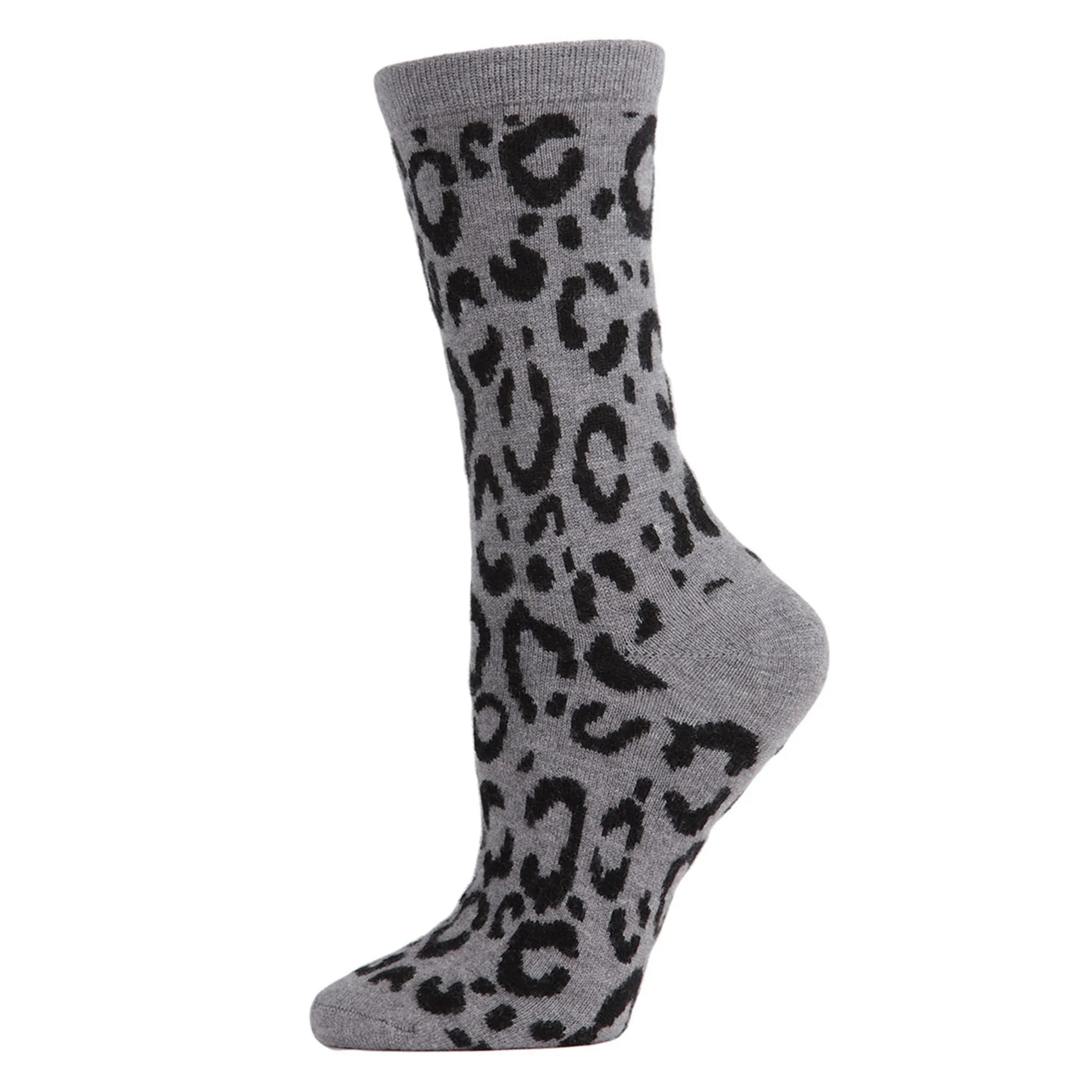 Natori Animal Print Cashmere Blend Crew Socks sold by MeMoi product image thumbnail 2