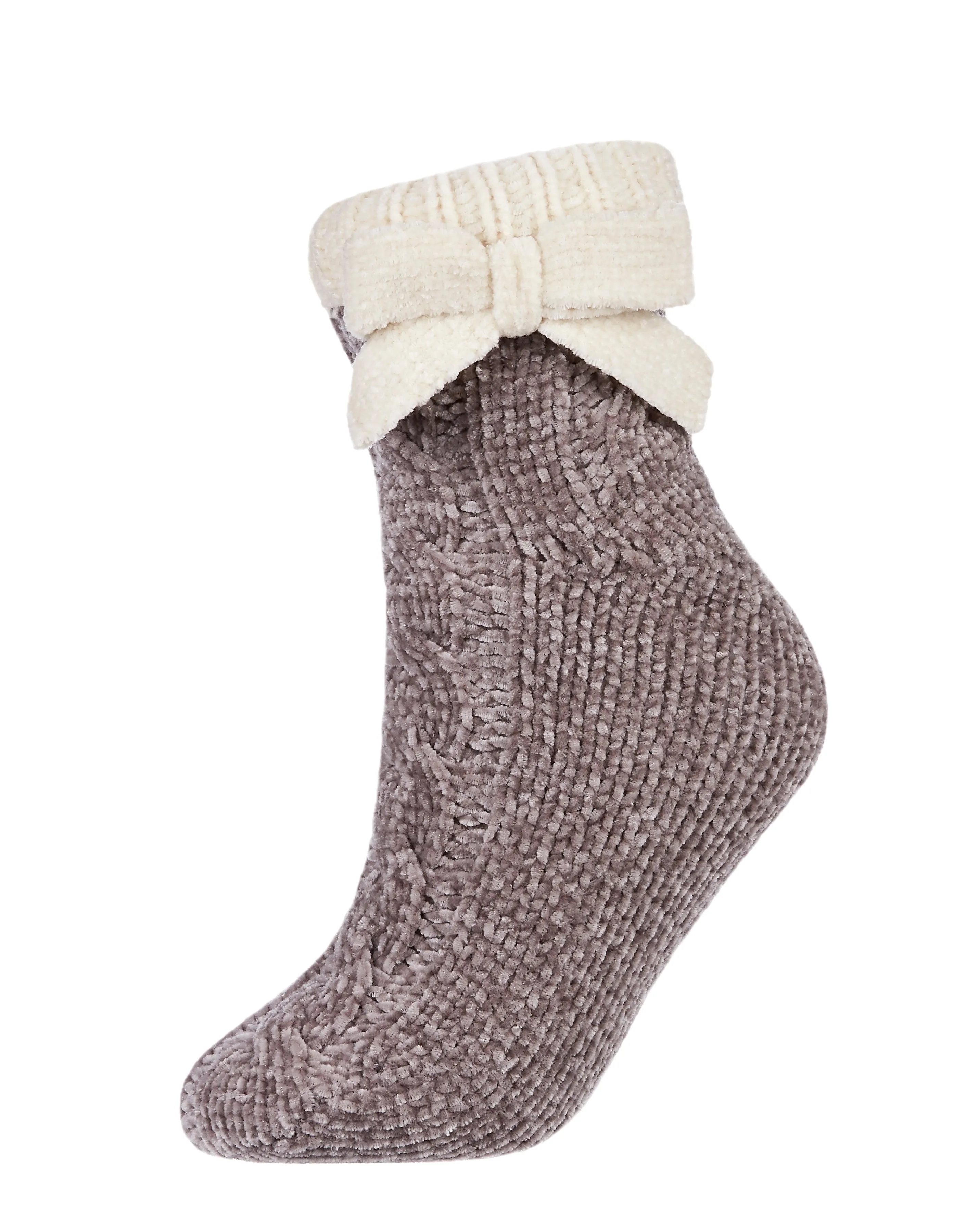 Women's Cozy Ballerina Plush Lined Slipper Sock Shorties sold by MeMoi