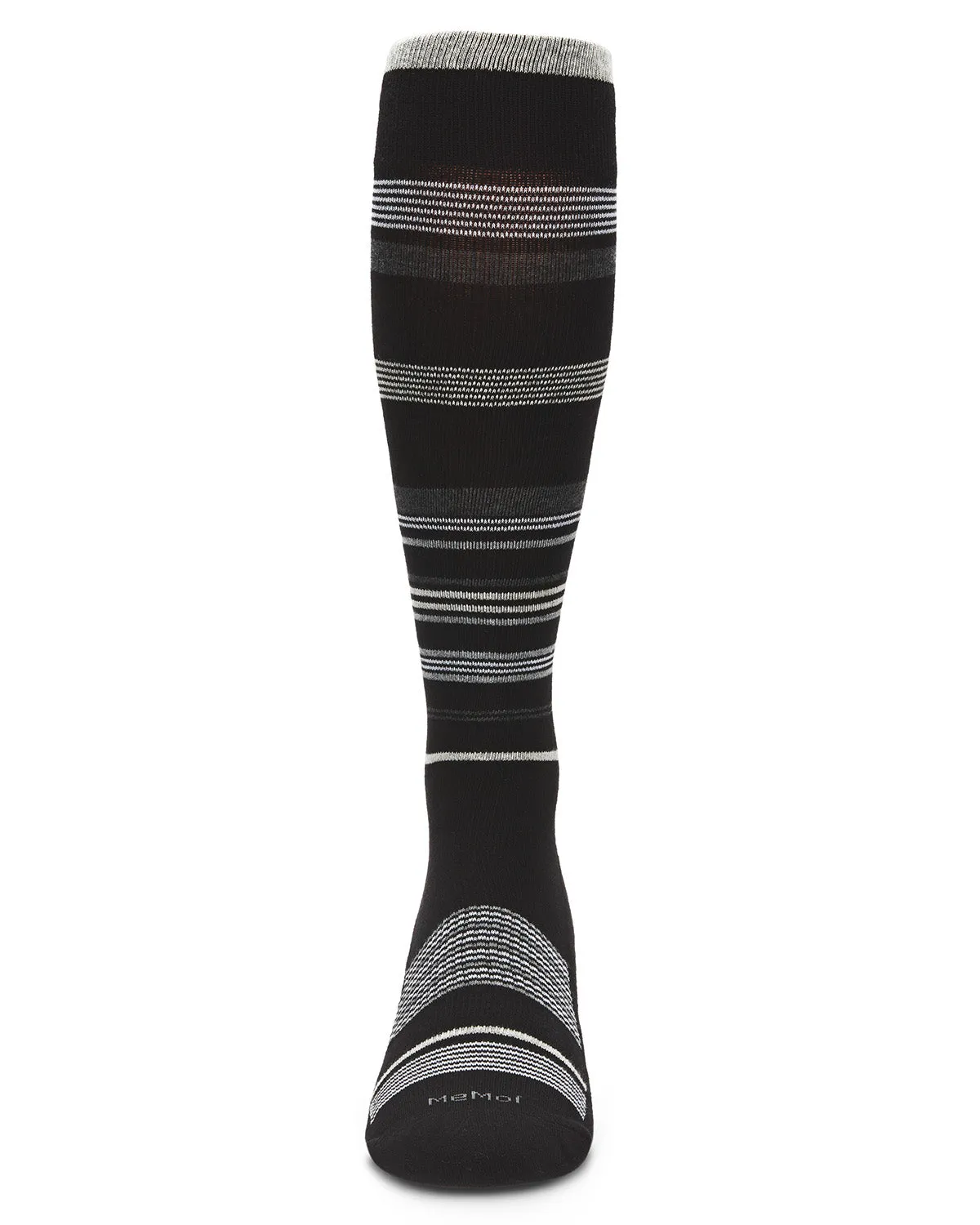 Unisex Multi-Striped Cotton Blend 15-20mmHg Graduated Compression Socks sold by MeMoi product image thumbnail 4
