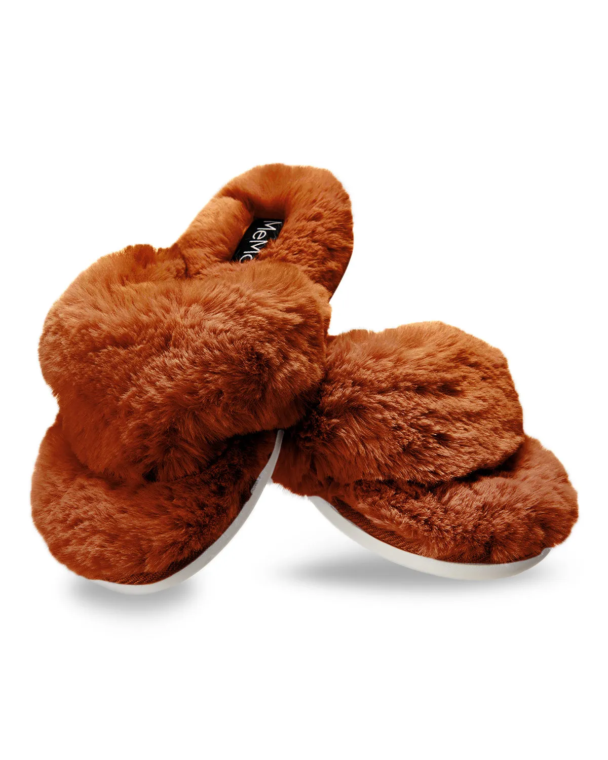 Women's Fuzzy Plush Thong Slippers sold by MeMoi product image thumbnail 3
