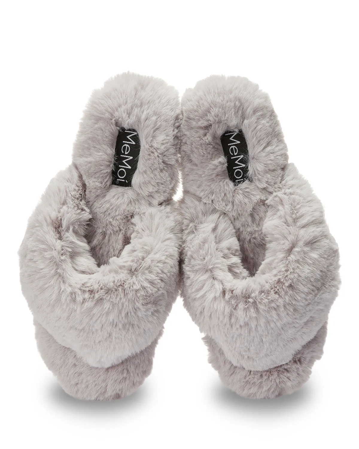 Women's Fuzzy Plush Thong Slippers sold by MeMoi product image thumbnail 2