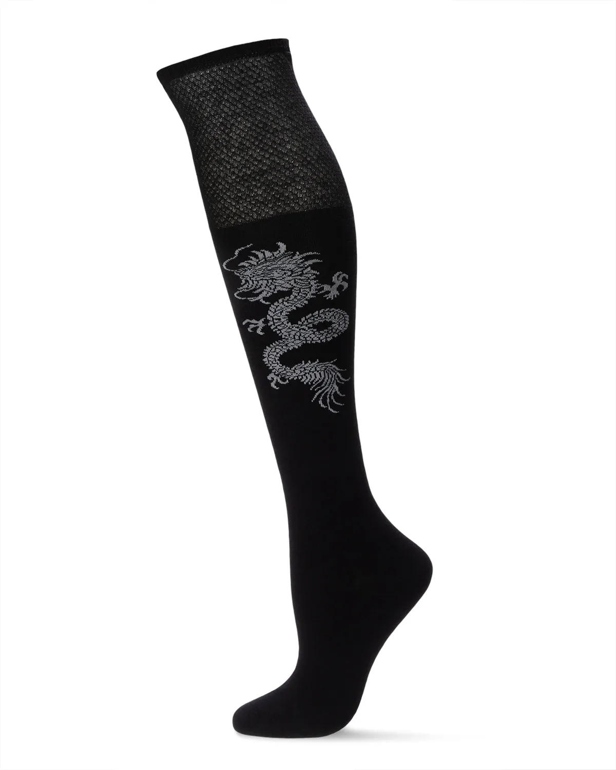 Natori Textured Cuff Dragon Over The Knee Socks sold by MeMoi