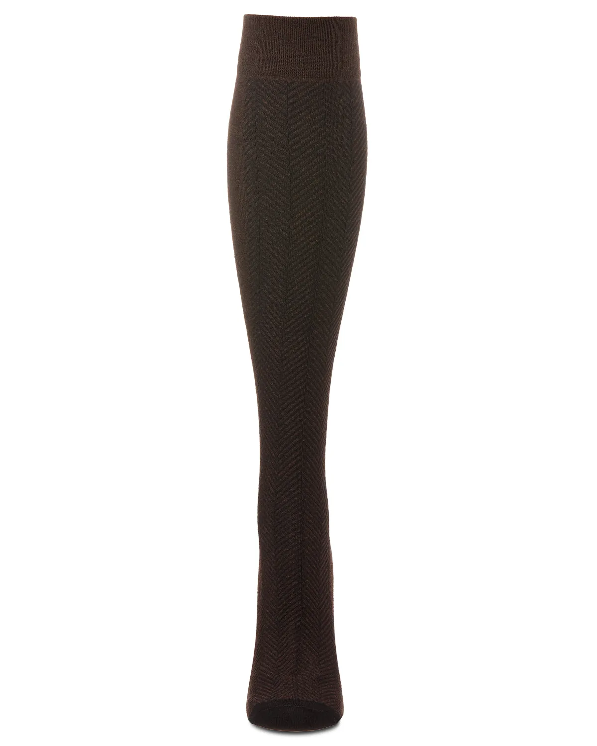 Herringbone Cotton Blend Knee High Sock sold by MeMoi product image thumbnail 4