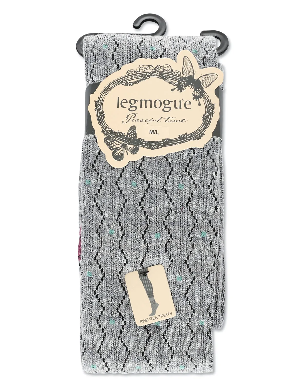 Women's Designernate Cotton Blend Multi-Pattern Sweater Tights sold by MeMoi product image thumbnail 5