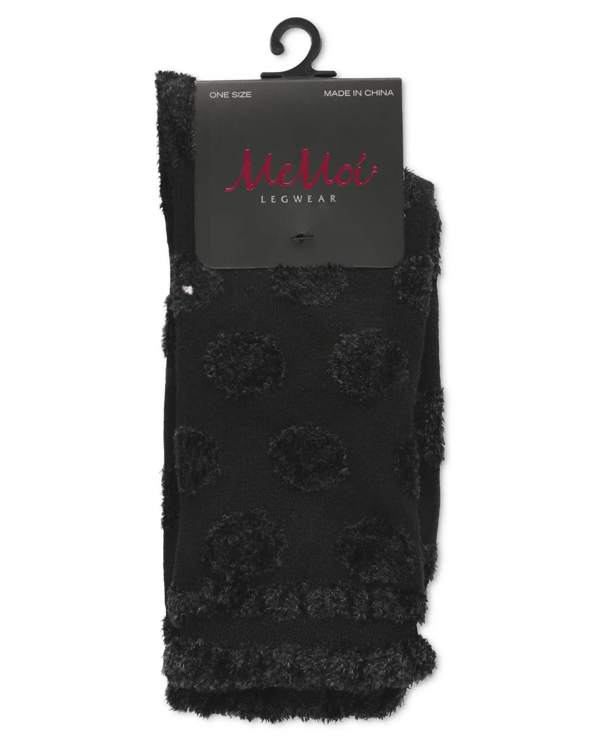 Raised Polka Dot Cotton Blend Crew Sock sold by MeMoi product image thumbnail 3