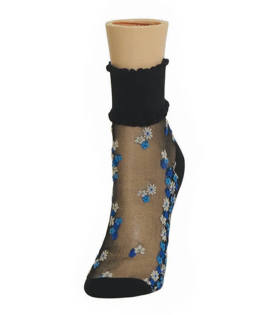 Garden Splash Women's Cotton Blend Ankle Socks sold by MeMoi