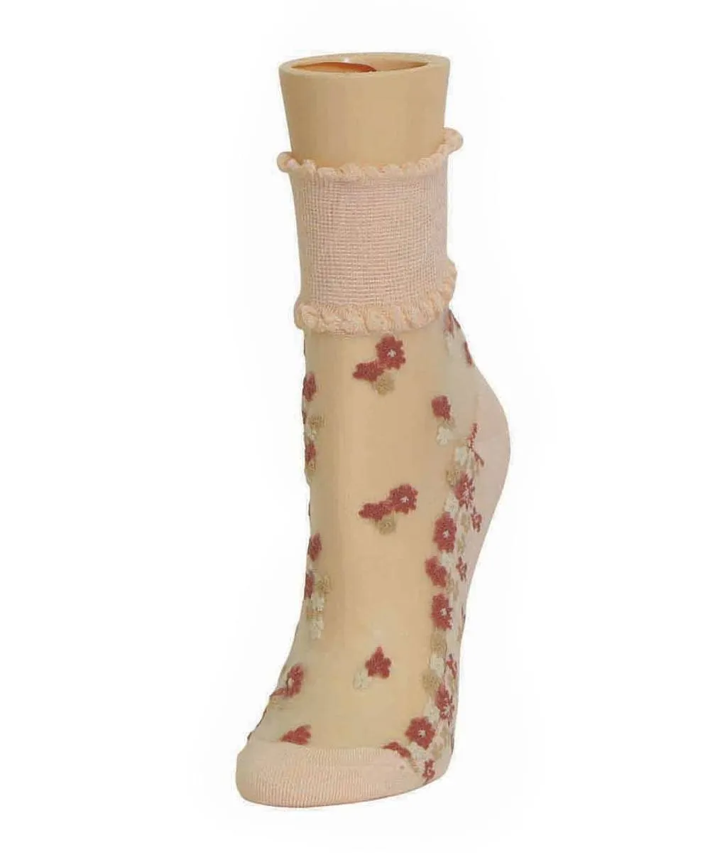 Garden Splash Women's Cotton Blend Ankle Socks sold by MeMoi product image thumbnail 2