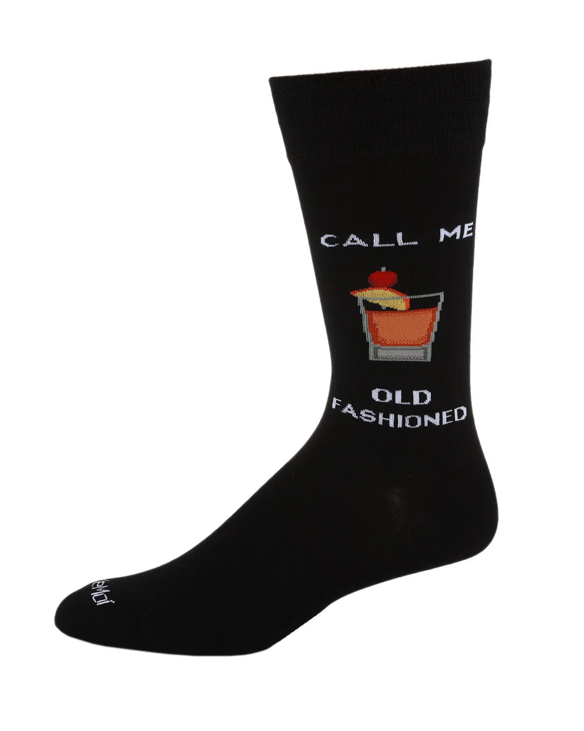 Men's "Call Me Old Fashioned" Rayon From Bamboo Novelty Crew Sock sold by MeMoi