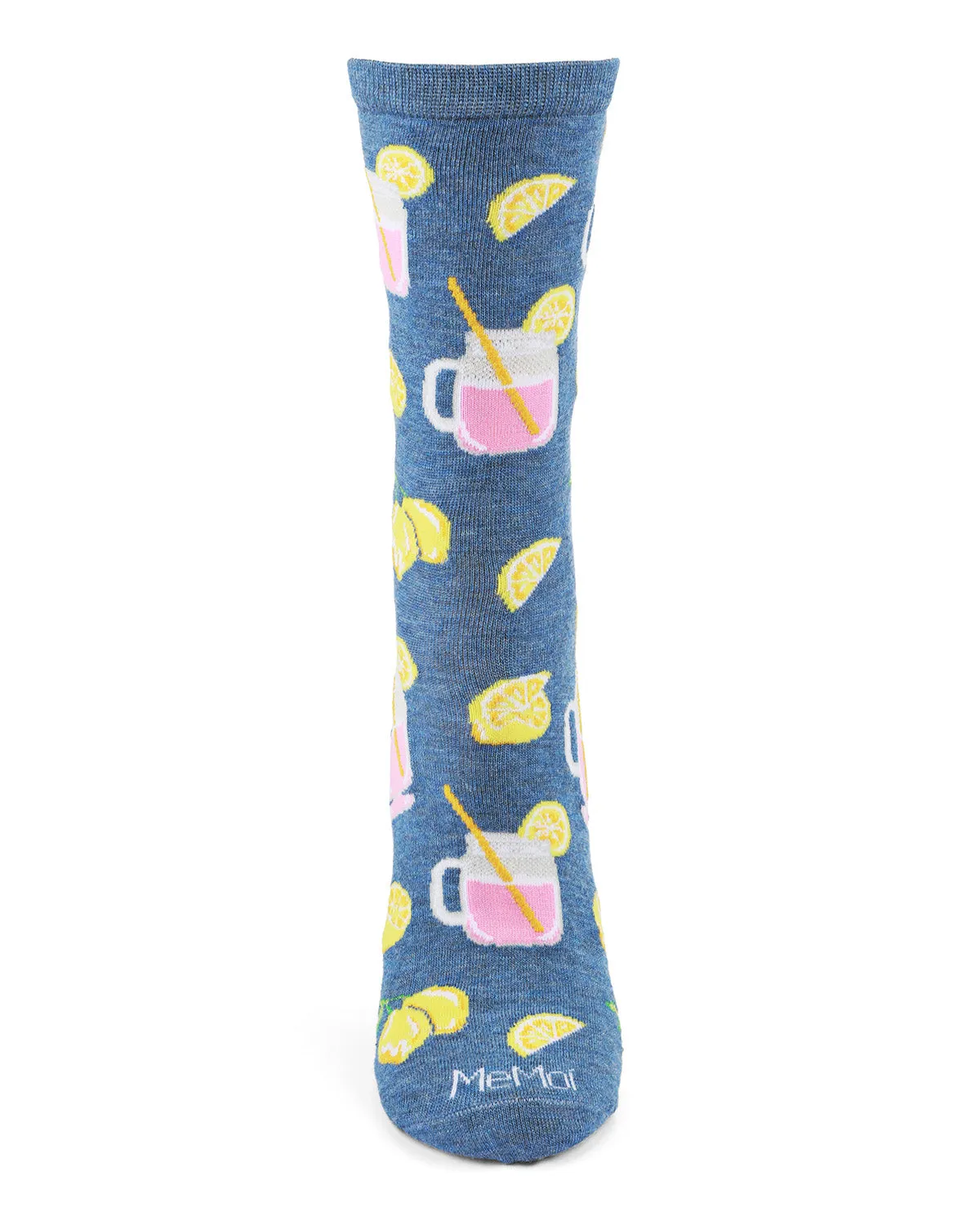 Pink Lemonade Bamboo Blend Crew Sock sold by MeMoi product image thumbnail 2