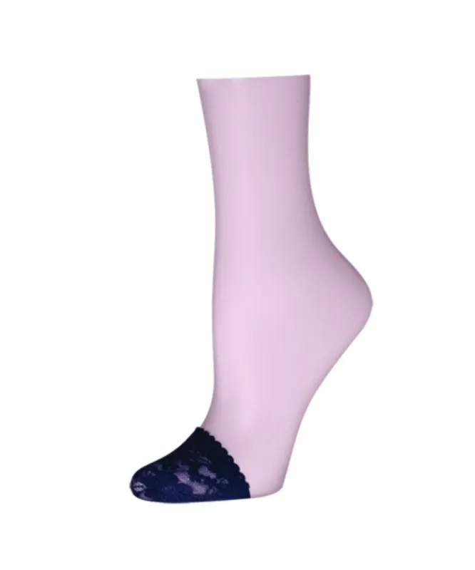 Floral Lace Toe Covers with Scalloped Edge sold by MeMoi