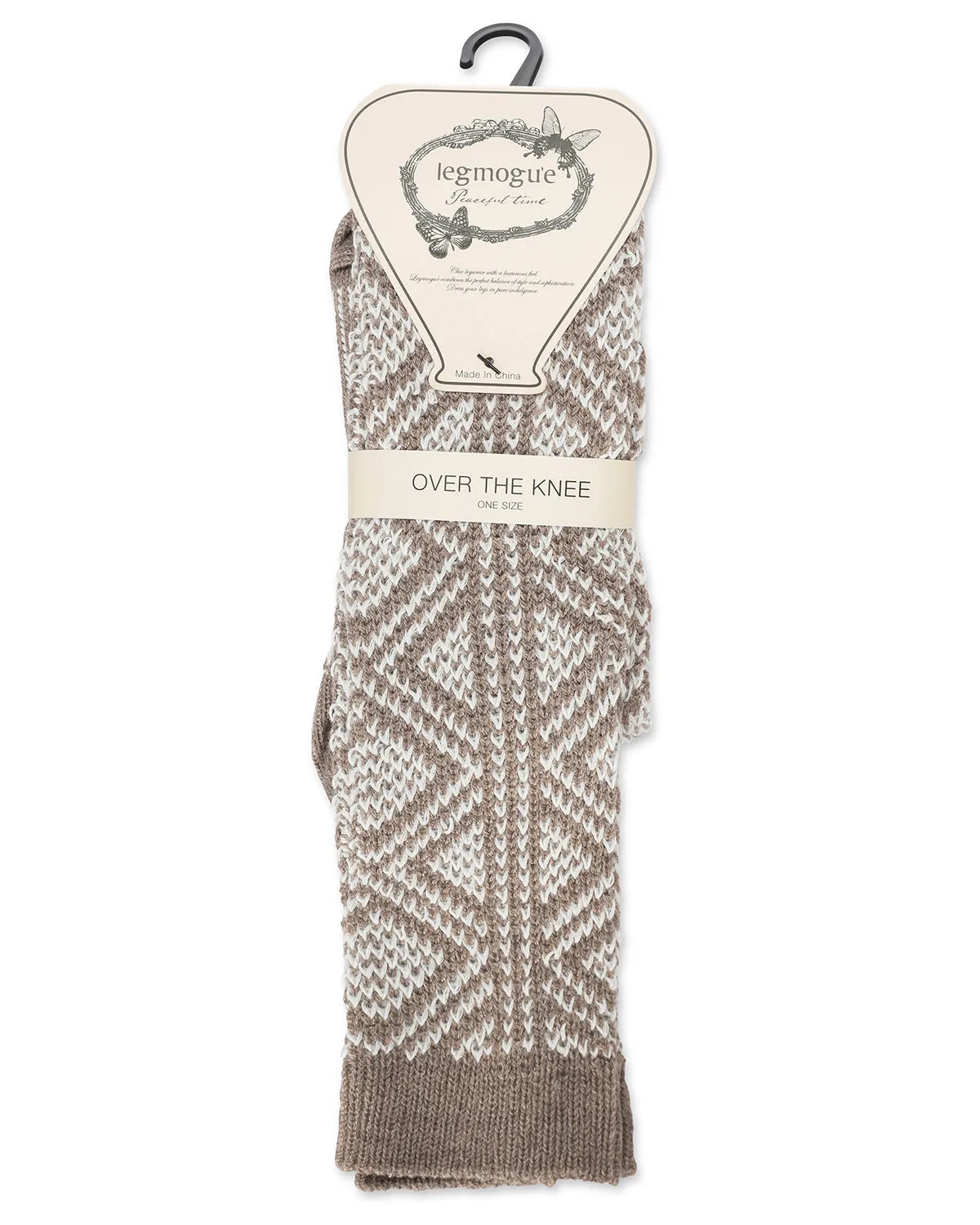 Women's Diamond Tone Over The Knee Warm Sock sold by MeMoi product image thumbnail 5