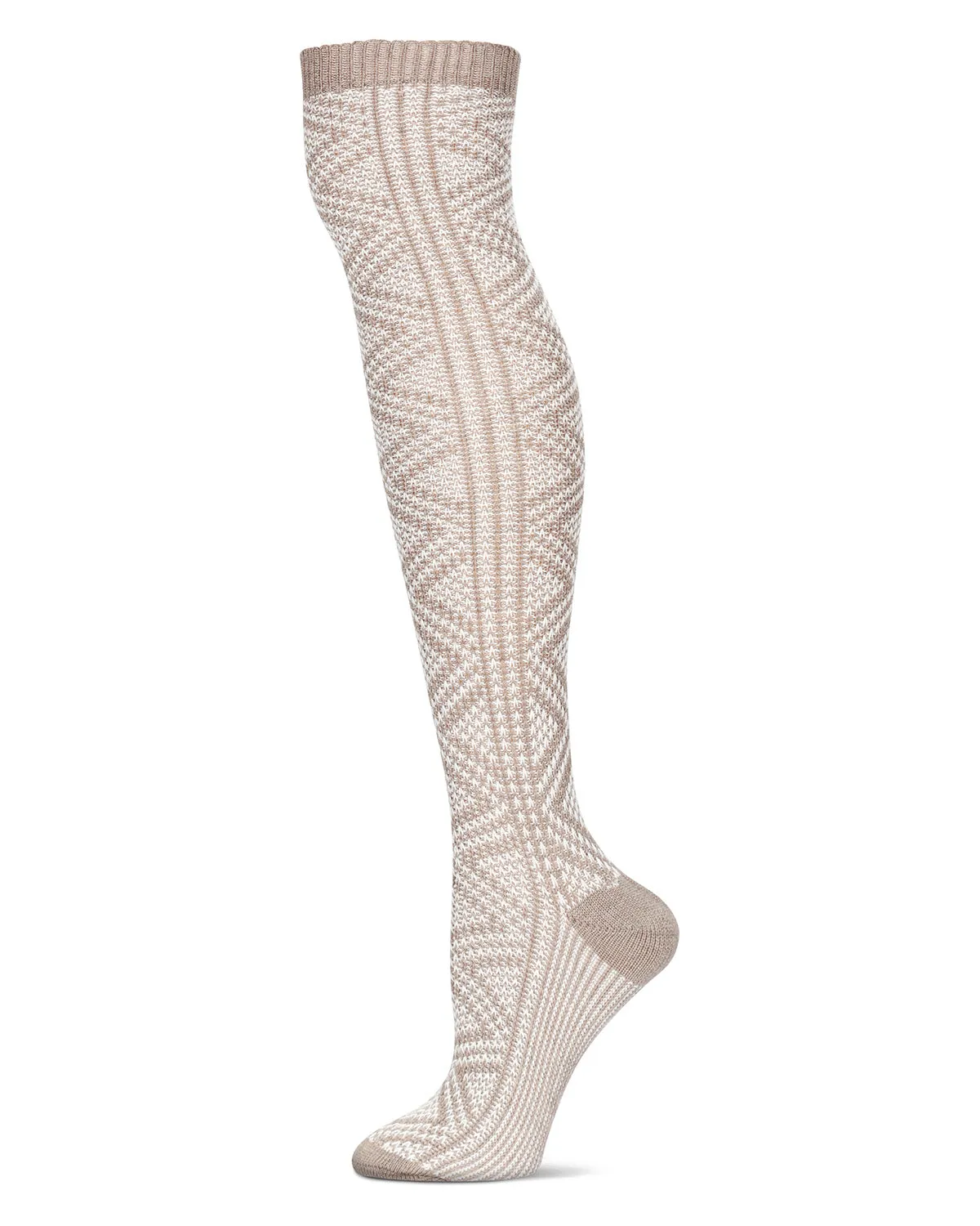 Women's Diamond Tone Over The Knee Warm Sock sold by MeMoi product image thumbnail 2