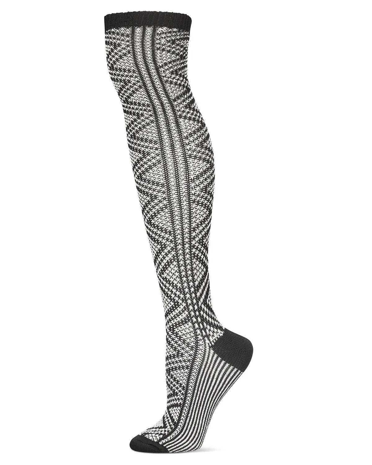 Women's Diamond Tone Over The Knee Warm Sock sold by MeMoi