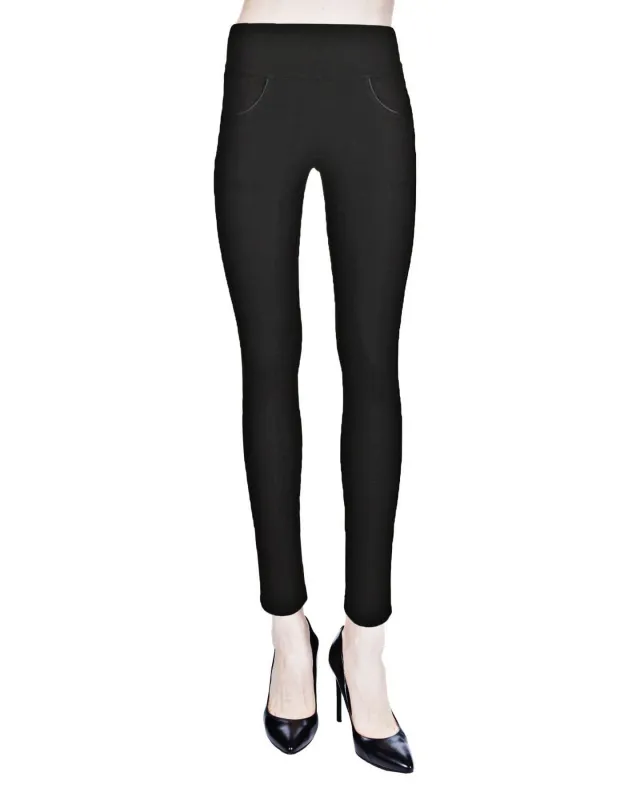 Women's High-Waist Cotton Shaping Leggings made by MeMoi