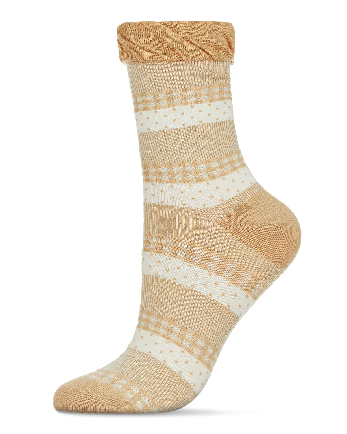 Pattern Mix Women's Cotton Blend Ankle Socks sold by MeMoi product image thumbnail 5