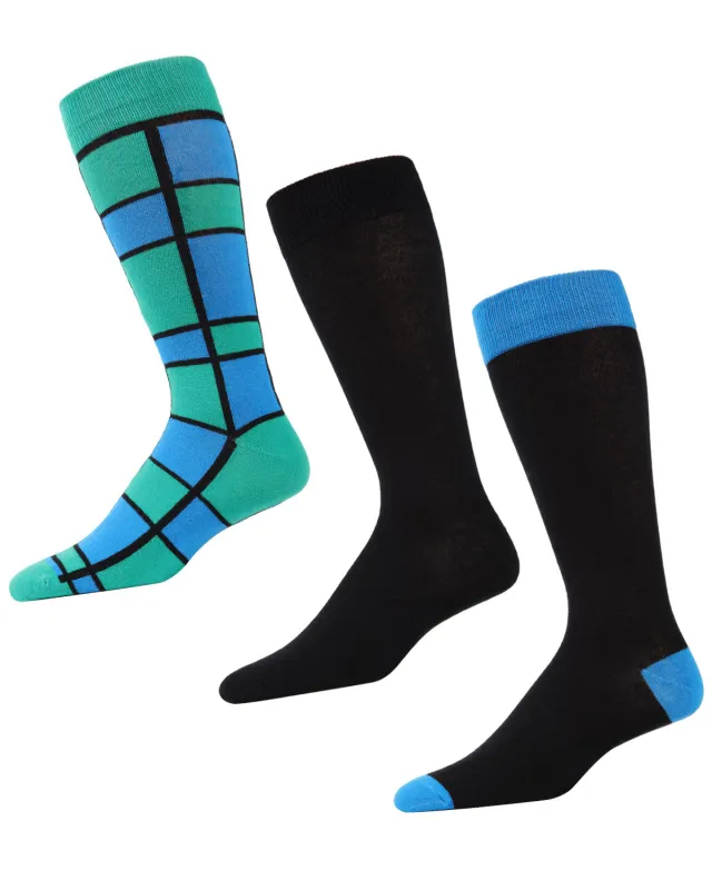 Boxernate Cotton Blend Crew Sock 3 Pair Pack sold by MeMoi