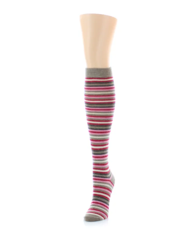 Stripe Out Wool Knee High Sock sold by MeMoi