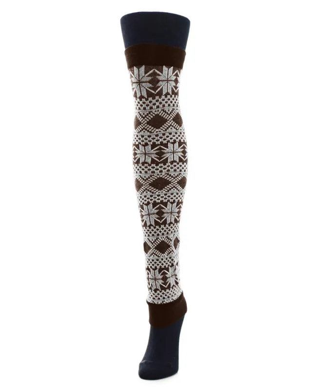 Flake Zone Cotton Blend Sweater Tights/Legwarmer sold by MeMoi