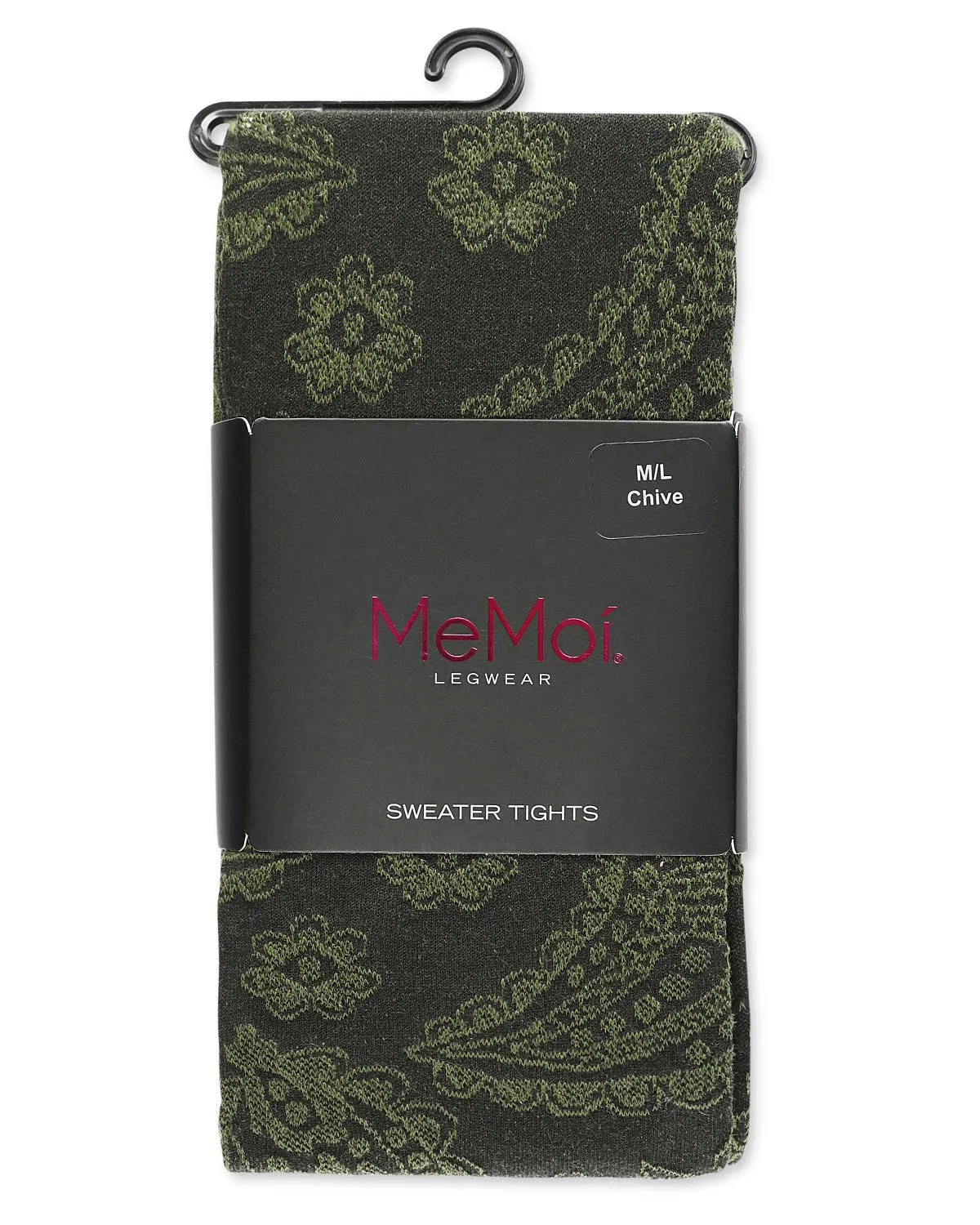 Paisley Patch Cotton Blend Sweater Tights sold by MeMoi product image thumbnail 5