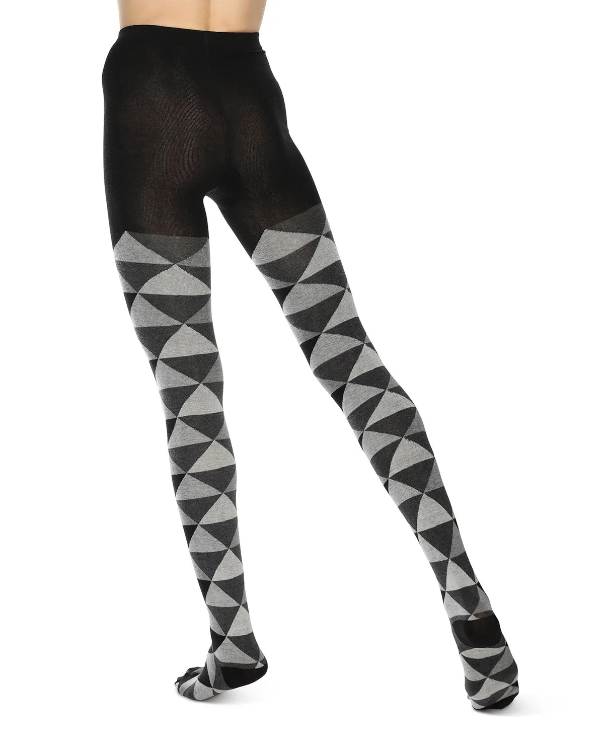 Triangular Cotton Blend Sweater Tights sold by MeMoi product image thumbnail 5