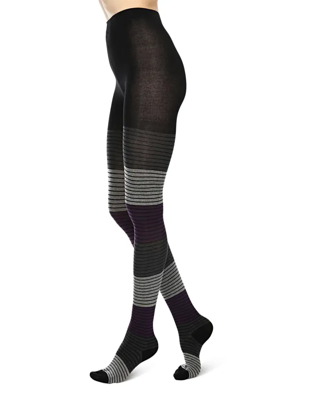 Gradient Stripes Sweater Tights sold by MeMoi
