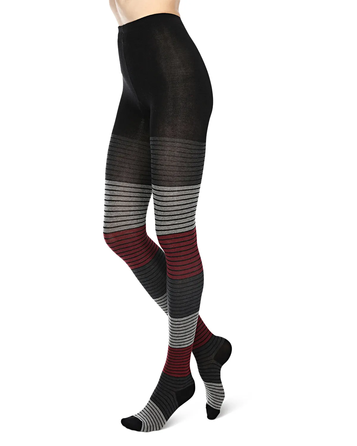 Gradient Stripes Sweater Tights sold by MeMoi product image thumbnail 2