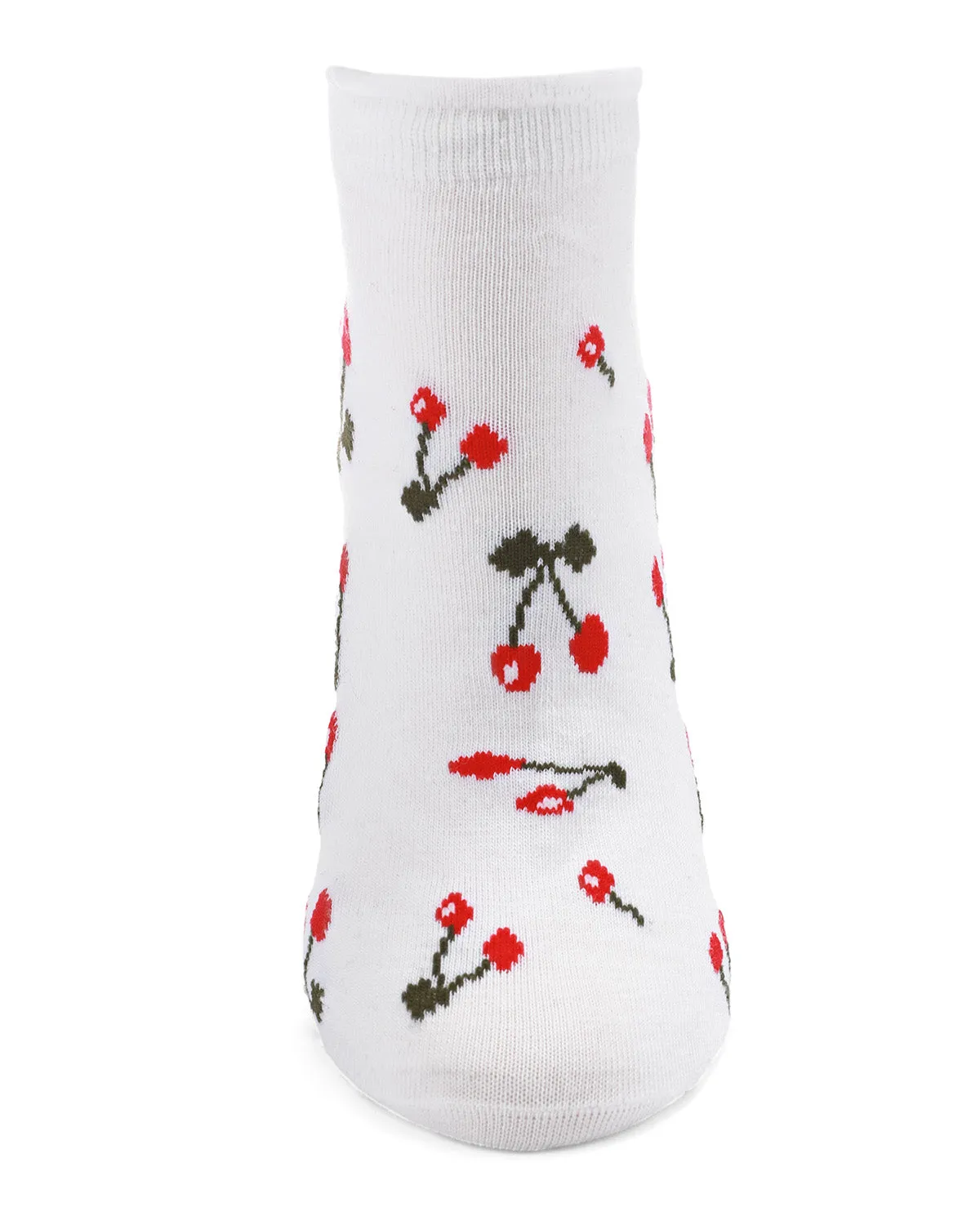 Cherry Blossom Cotton Blend Low-Cut Running Socks sold by MeMoi product image thumbnail 4