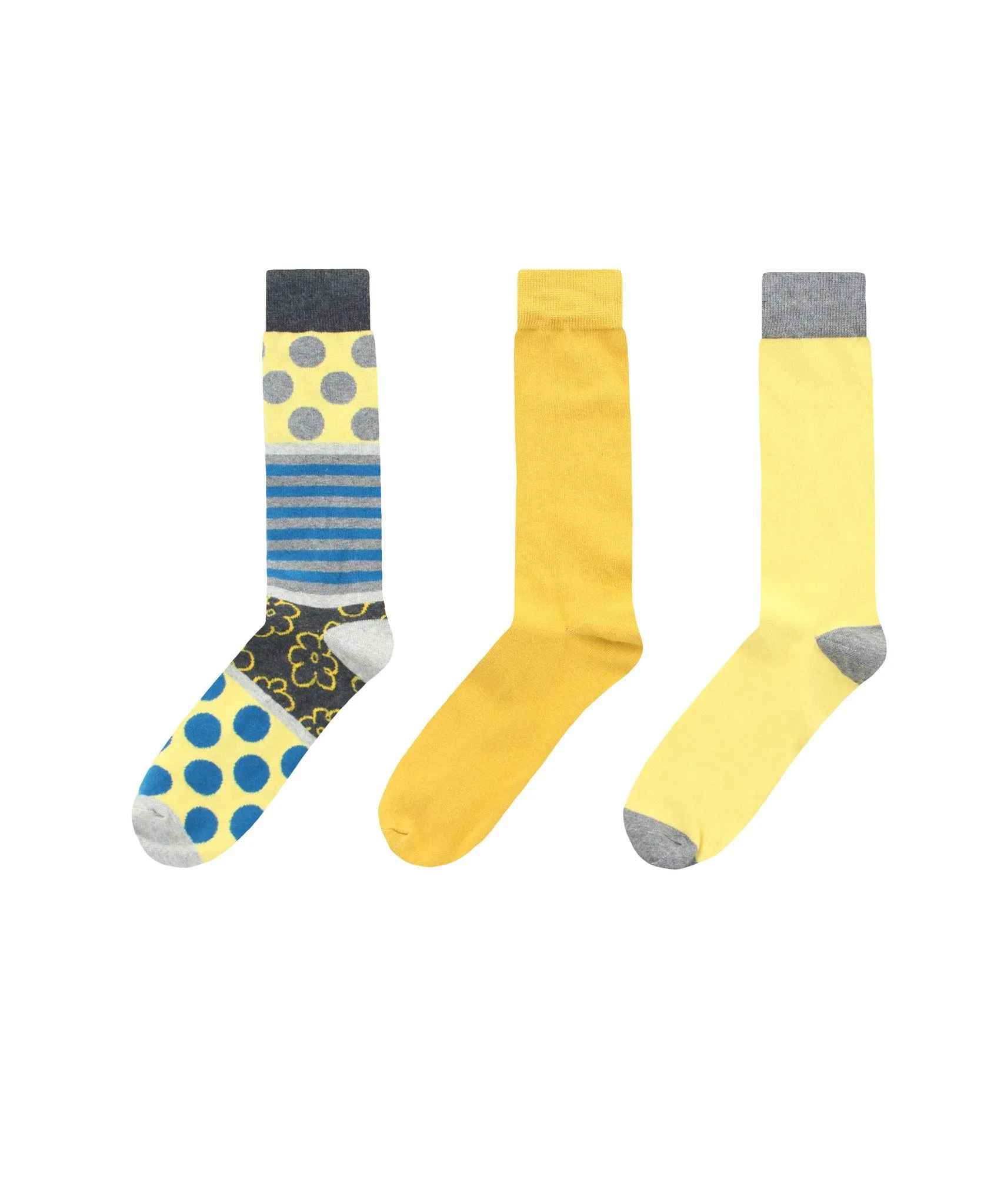 Flowertrast Cotton Blend Crew Sock 3 Pack sold by MeMoi product image thumbnail 5