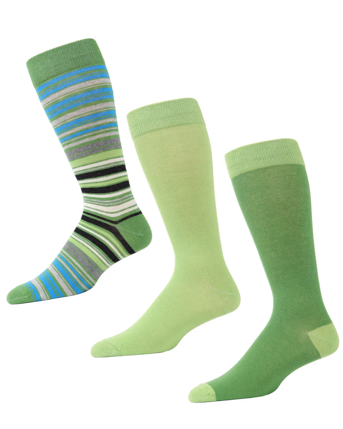 Striptrast Cotton Blend Crew Sock 3 Pack sold by MeMoi
