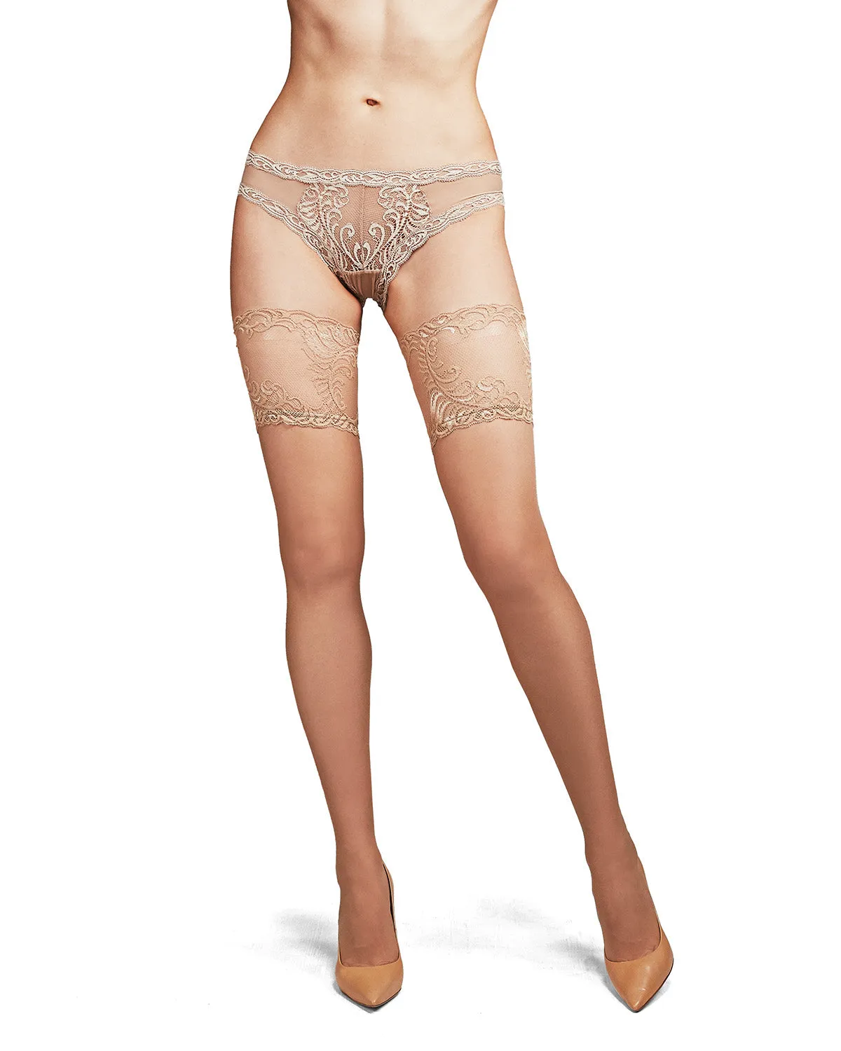 Natori Thigh High Stockings with Back Seam sold by MeMoi product image thumbnail 4