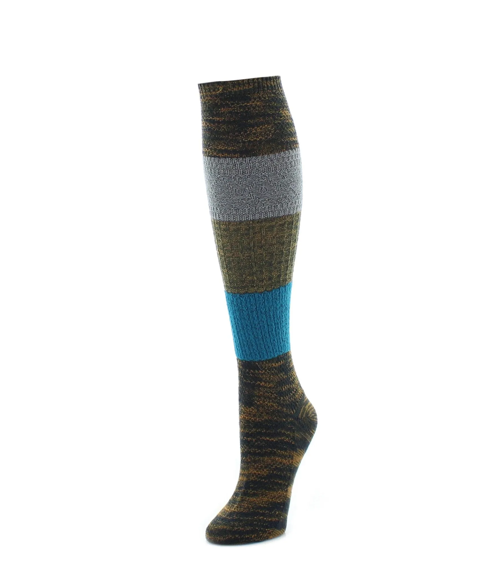 Marled Combo Pattern Knee High Socks sold by MeMoi product image thumbnail 4