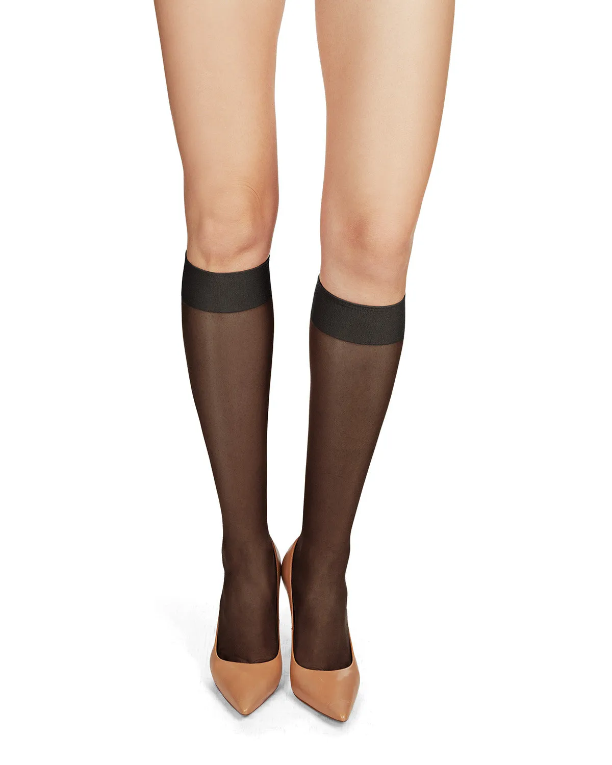 Women's Light Support Sheer Knee Highs sold by MeMoi product image thumbnail 2