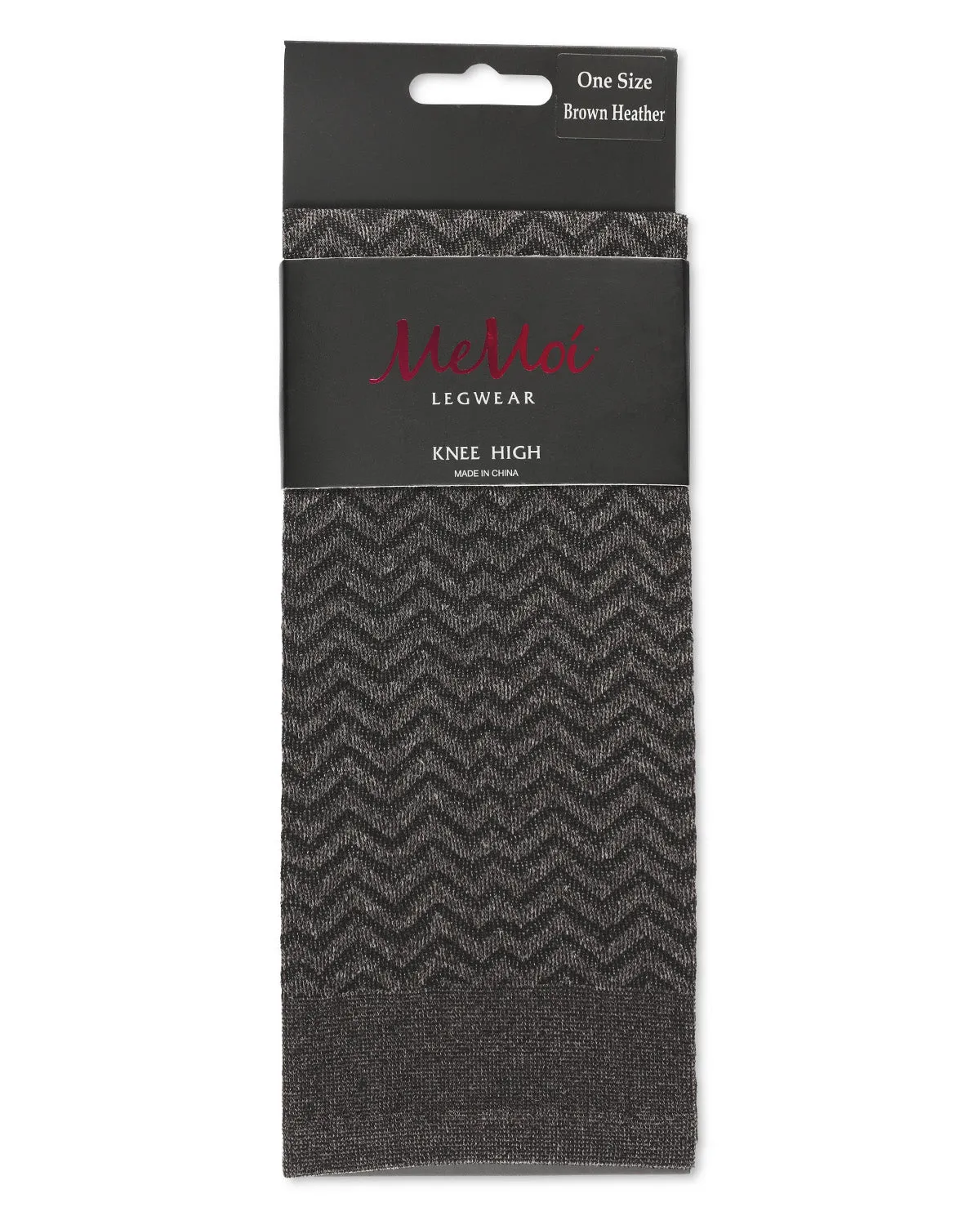 Women's Horizontal Zag Opaque Knee High Socks sold by MeMoi product image thumbnail 5