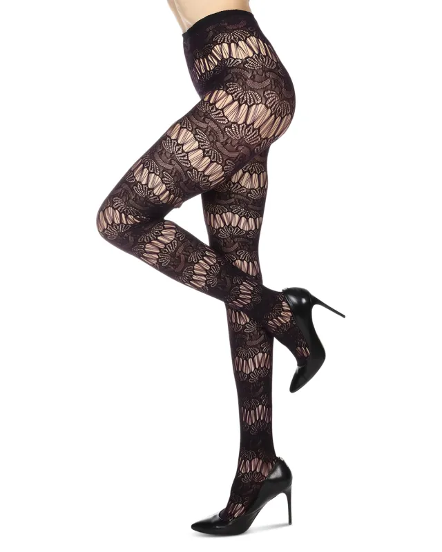 Semi Botanic Two Toned Net Tights sold by MeMoi