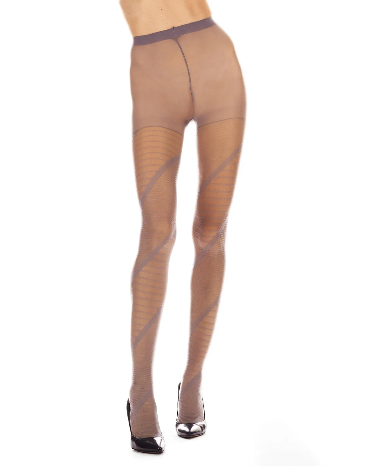 Spiral Staircase Sheer Netted Tights sold by MeMoi product image thumbnail 5