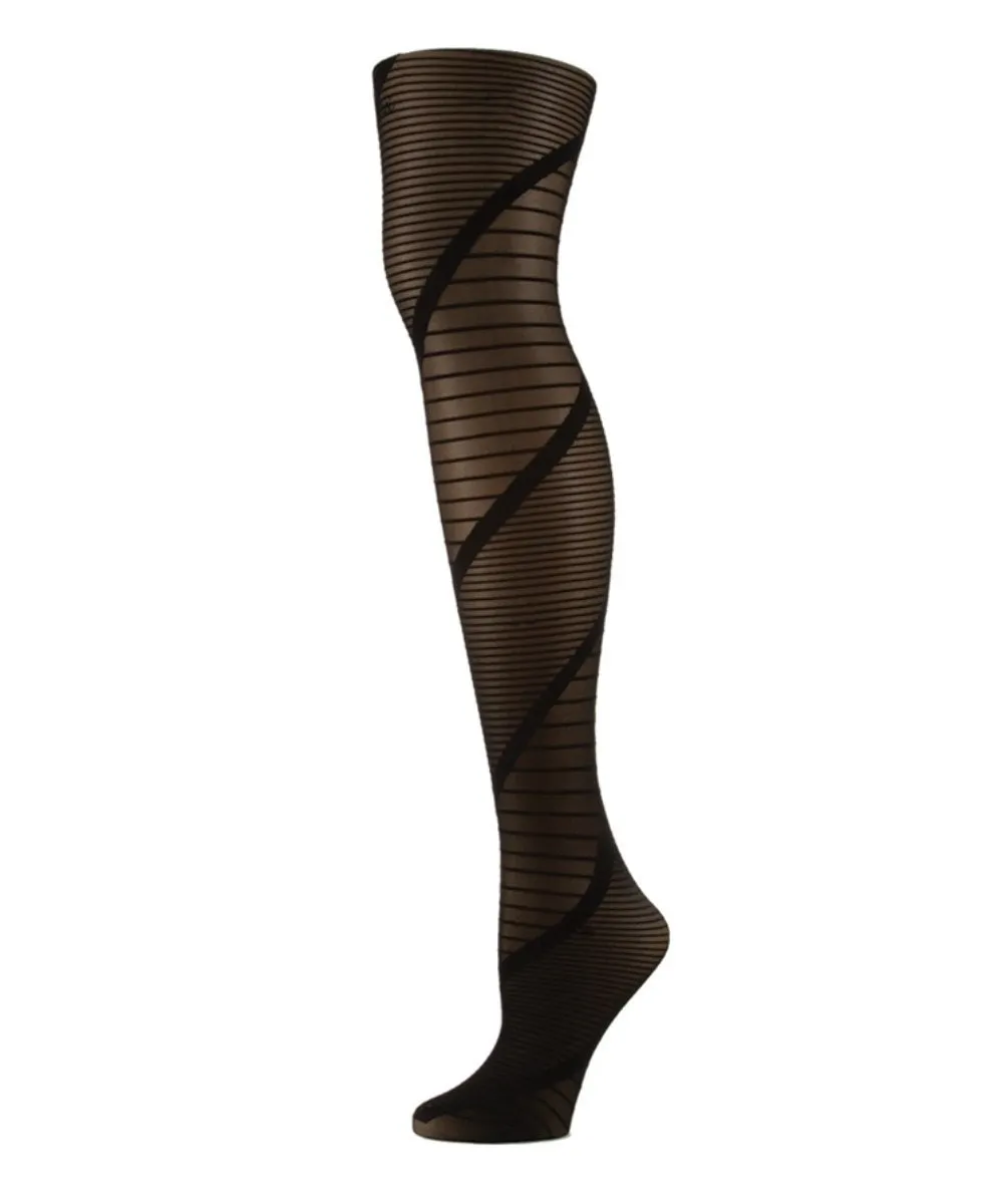 Spiral Staircase Sheer Netted Tights sold by MeMoi product image thumbnail 3