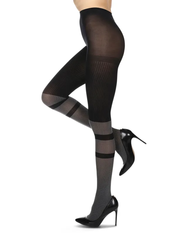 Women's Sportif Rib Nylon Fashion Tights sold by MeMoi