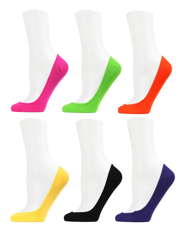 No-Show Microfiber Shoe Liners 6-Pack sold by MeMoi