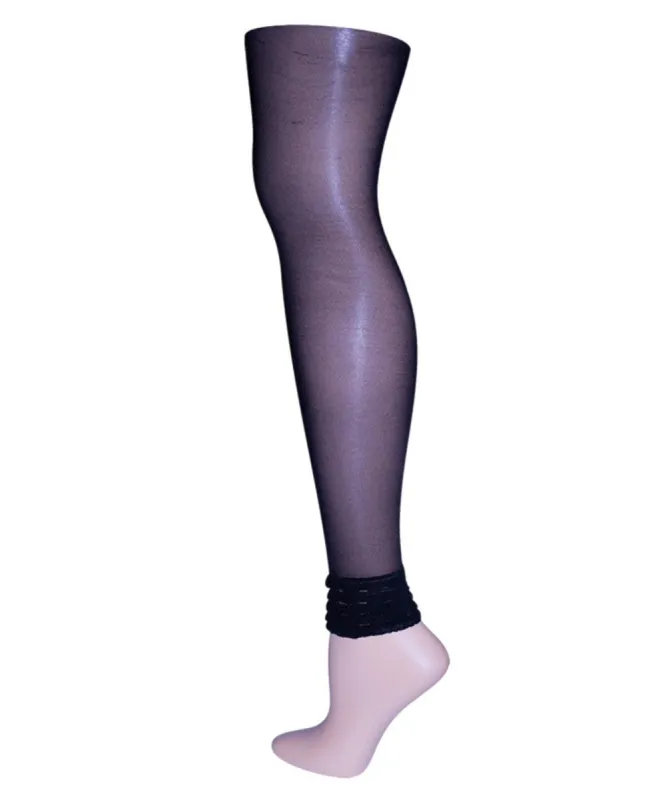 Layered Ruffles Sheer Footless Tights sold by MeMoi