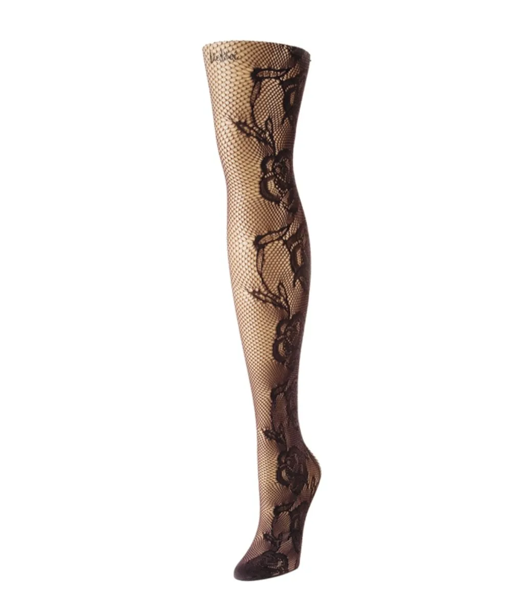 Botanica Floral Swirl Fishnet Tights sold by MeMoi product image thumbnail 3