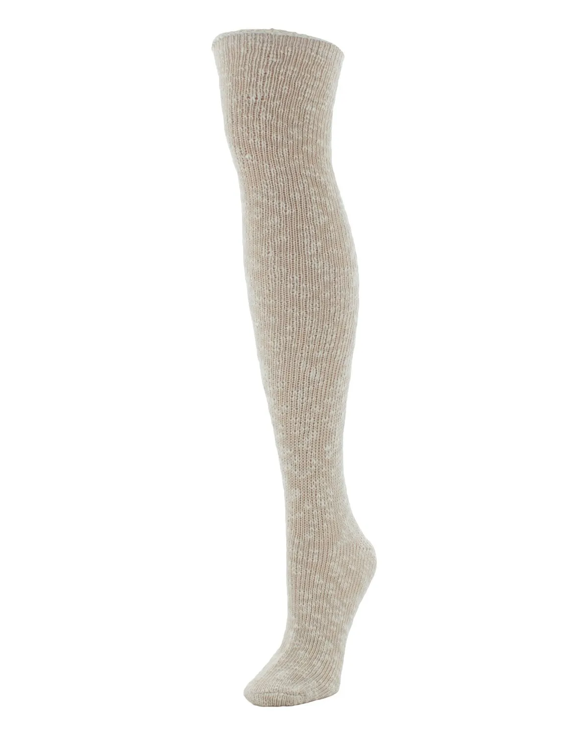 Women's Slub Cable Knit Over The Knee Socks sold by MeMoi product image thumbnail 2