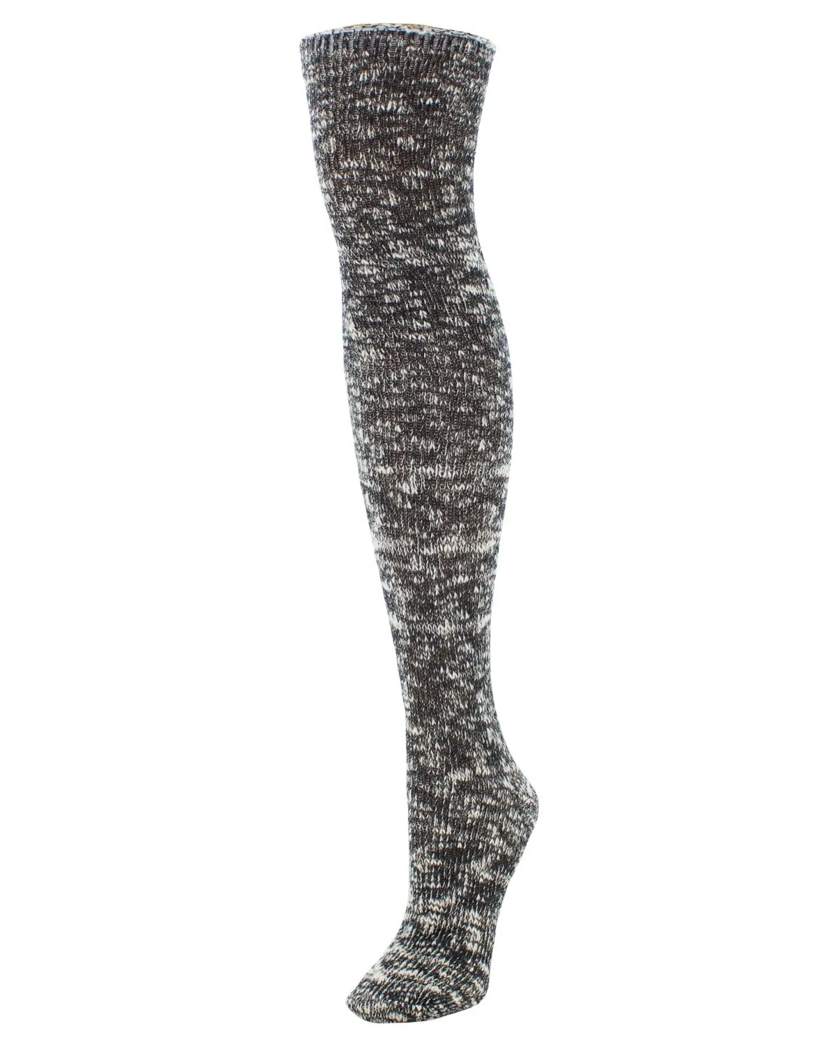 Women's Slub Cable Knit Over The Knee Socks sold by MeMoi product image thumbnail 3