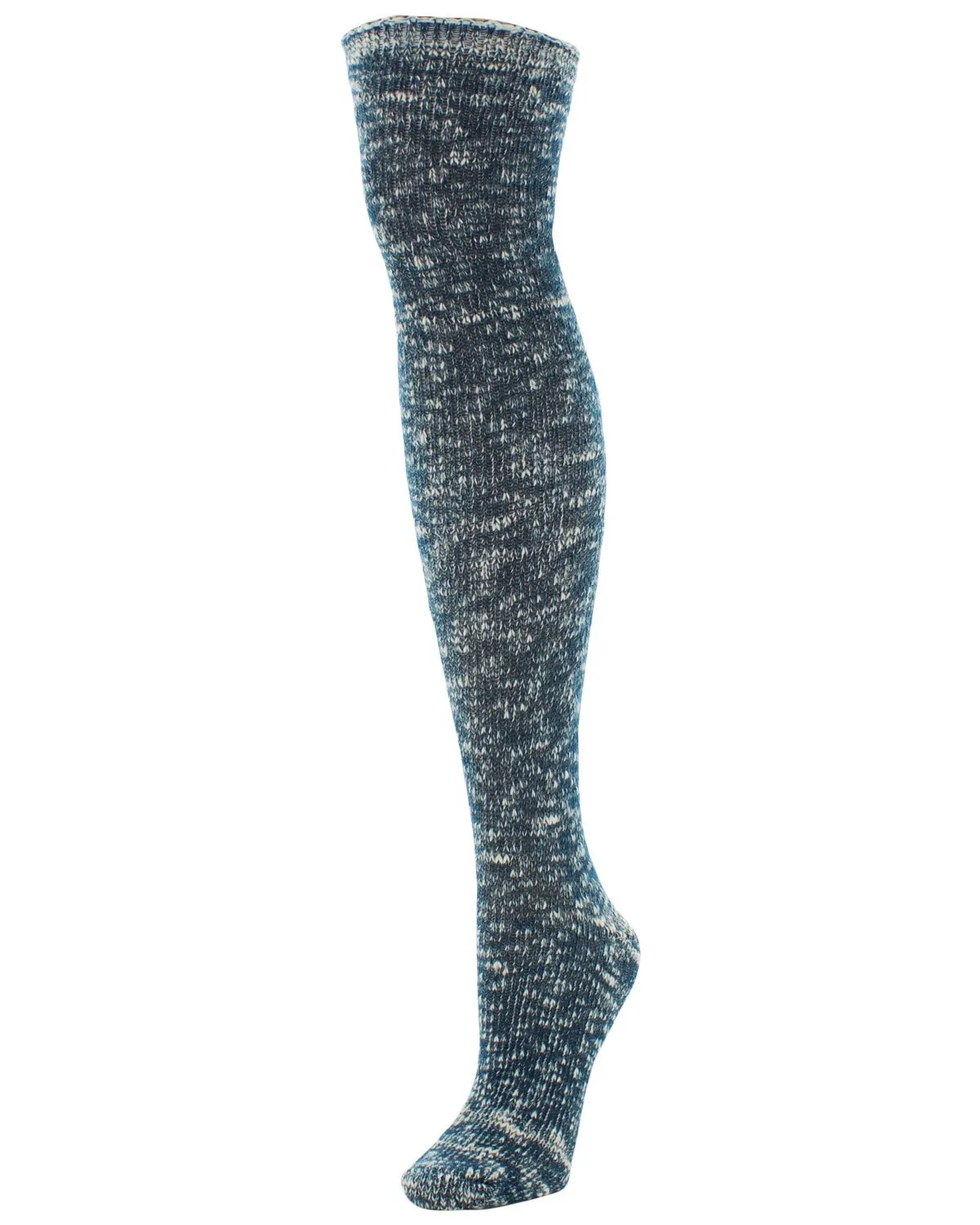 Women's Slub Cable Knit Over The Knee Socks sold by MeMoi product image thumbnail 4