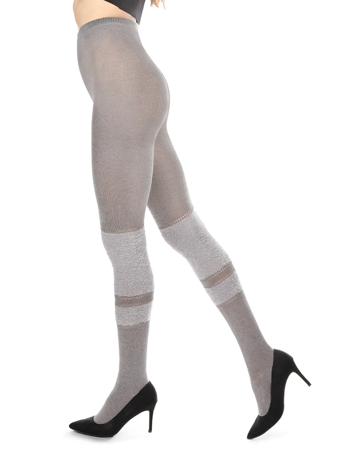 Women's Fuzzy Lush Soft Cotton Blend Sweater Tights sold by MeMoi product image thumbnail 3