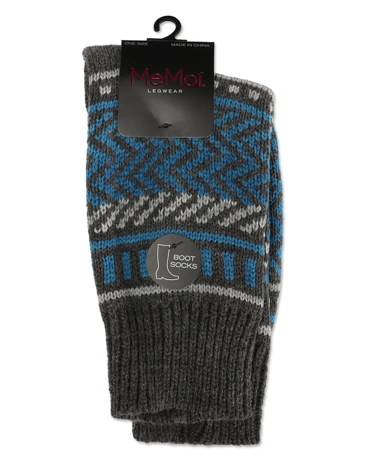 Zag Dash Chunky Knit Boot Socks sold by MeMoi product image thumbnail 5