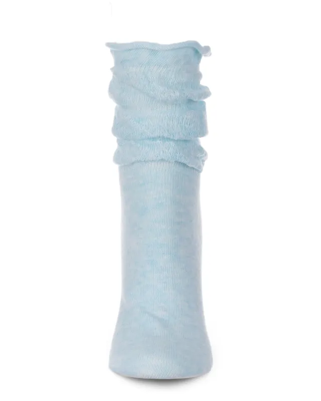 Subtle Slouch Cotton Blend Roll Cuff Ankle Socks sold by MeMoi
